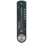 (まとめ)EMPEX 温度・湿度計 くらしのメモリー温・湿度計 壁掛用 TG-6712 ブラック【×5セット】