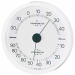 (まとめ)EMPEX 温度・湿度計 エクシード 温度・湿度計 壁掛用 TM-2301 ホワイト【×3セット】
