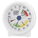 (まとめ)EMPEX 生活管理 温度・湿度計 卓上用 TM-2401 ホワイト【×5セット】