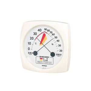 EMPEX 生活管理 温度・湿度計 食中毒注意計 TM-2511 ホワイト - 拡大画像