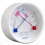 (まとめ)EMPEX 温度湿度計 素肌快適計 TM-4711 スノーホワイト【×5セット】