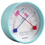 (まとめ)EMPEX 温度湿度計 素肌快適計 TM-4716 エアブルー【×5セット】