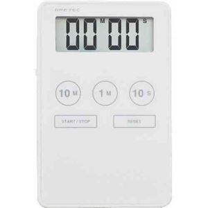 (まとめ)DRETEC キッチンタイマー 振動で時間を知らせるバイブタイマー 携帯に便利なカード型 T-501WT【×5セット】 - 拡大画像