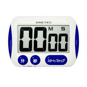 (まとめ)DRETEC キッチンタイマー 大きな文字が時間をはっきり表示 大画面タイマー T-291BL【×5セット】 - 拡大画像