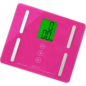 (まとめ)DRETEC デジタル 体重計 体重体組成計 「プティプラス」 BS-221PK ピンク【×2セット】 商品画像