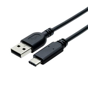 (まとめ)ミヨシ USB TypeC-USB2.0変換ケーブル ブラック 0.5m USB-CA25/BK【×5セット】 商品画像