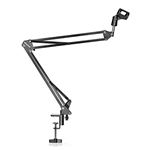 (まとめ)NEEWER マイクスタンド MICROPHONE SUSPENSION SCISSOR ARM STAND MOUNT 40063970【×5セット】