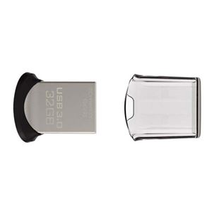 (まとめ)SanDisk USB 3.0フラッシュメモリ 32GB Ultra Fit 海外パッケージ SDCZ43-032G-GAM46【×2セット】 - 拡大画像