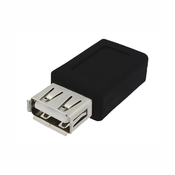 (まとめ)3Aカンパニー USB2.0 A(メス)-microUSB(メス)変換中継プラグ USB変換アダプタ UAD-JAMCB【×10セット】f00