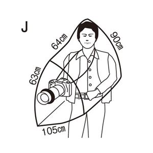 (まとめ)エツミ カメラレインジャケット J E-6732【×2セット】 商品写真2