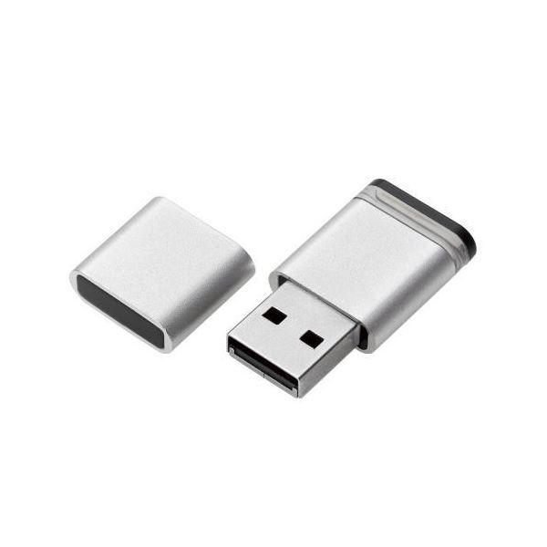 (まとめ)エレコム マグネット付きUSBメモリ(シルバー)8GB MF-MGU208GSV【×3セット】f00