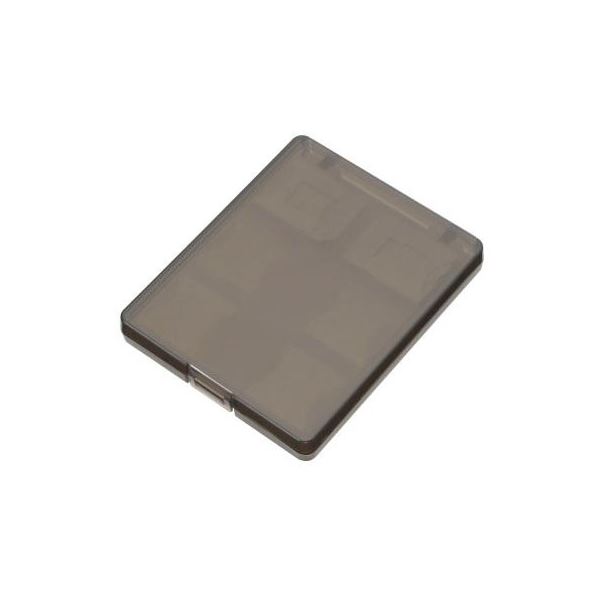 (まとめ)エツミ SDカードホルダー12 グレー E-5264【×5セット】f00