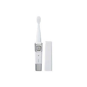 (まとめ)ツインバード 音波振動式USB充電歯ブラシ ACアダプター付 パールホワイト BD-2757PW【×2セット】 商品写真
