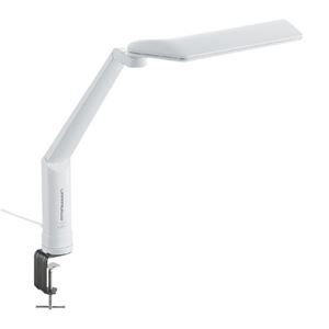 ツインバード クランプ式LEDデスクスタンド ホワイト LE-H635W 商品画像