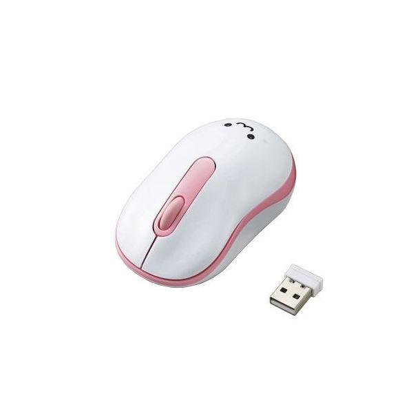 (まとめ)エレコム 無線Sサイズマウス(3ボタン) M-DY10DRPN【×3セット】f00
