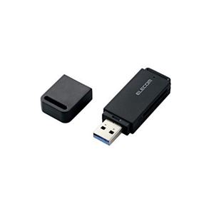 (まとめ)エレコム USB3.0対応メモリカードリーダ(スティックタイプ) MR3-D011BK【×3セット】 商品写真