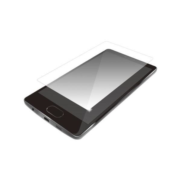 (まとめ)エレコム 5.5インチスマートフォン用フィルム(0.33mmガラス) P-55FLGG03【×3セット】f00