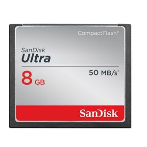 (まとめ)SanDisk CFカード 8GB 333倍速 50MB/s ウルトラ コンパクトフラッシュ SDCFHS-008G-G46【×2セット】 商品画像