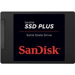 (まとめ)SanDisk SSDプラス 240GB 2.5インチ 内蔵型 SATA3 6Gb/s 読取り：520MB/s 書込み：400MB/s 海外リテール品 SDSSDA-240G-G26【×2セット】