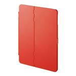 (まとめ)サンワサプライ iPadPro9.7インチiPadAir2ハードケース(スタンドタイプ・赤) PDA-IPAD94R【×2セット】