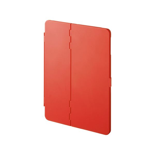 (まとめ)サンワサプライ iPadPro9.7インチiPadAir2ハードケース(スタンドタイプ・赤) PDA-IPAD94R【×2セット】f00
