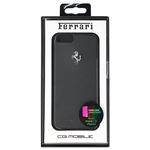 Ferrari 公式ライセンス品 PERFORATED - Hard Case - Aluminum Plate - Black FEPEHCP6BK