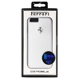 Ferrari 公式ライセンス品 PERFORATED - Hard Case - Aluminum Plate - Silver FEPEHCP6SI - 拡大画像