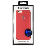 Ferrari 公式ライセンス品 PERFORATED - Hard Case - Aluminum Plate - Red FEPEHCP6RE