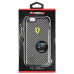 Ferrari 公式ライセンス品 SHOCKPROOF - 2 Part Hard Case - Glossy - Carbon Print FESPHCP6CA