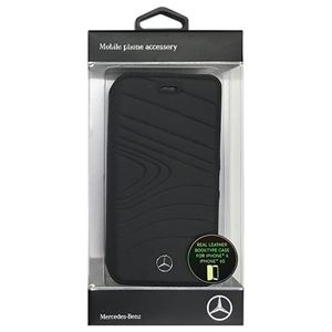 Mercedes 公式ライセンス品 ORGANIC III 本革手帳型ケース Black MEFLBKP6OLBK