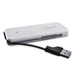 エレコム 外付けSSD／ポータブル／ケーブル収納対応／USB3.1（Gen1）対応／120GB／ホワイト ESD-EC0120GWH