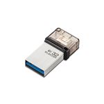 エレコム USBメモリー／OTGメモリ／USB3.1（Gen1）対応／microB端子／32GB MF-SEU3032GSV