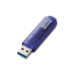 （まとめ） BUFFALO バッファロー USBメモリ USB3.0対応「ライトプロテクト機能」搭載モデル RUF3-C8GA-BL 【×5セット】