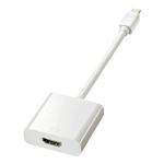 サンワサプライ ミニDisplayPort-HDMI変換アダプタ AD-MDPPHD01