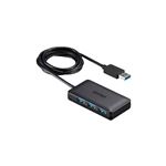 BUFFALO バッファロー USB3.0ハブ 4ポートセルフパワータイプ マグネット付 ブラック BSH4A08U3BK BSH4A08U3BK