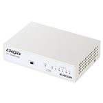 エレコム Giga対応スイッチングHub／5ポート／金属筐体／磁石付き／電源内蔵モデル／ホワイト EHC-G05MN2-HJW