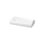 （まとめ） IOデータ スイッチングハブ（8ポート・ACアダプタ）省電力機能搭載（ホワイト） ETX-ESH08WB 【×2セット】