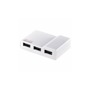 （まとめ） BUFFALO バッファロー BSH4A11WH USB2.0TV／PC対応セルフパワー 4ポートハブ ホワイト 【×2セット】