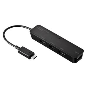 （まとめ） サンワサプライ USBTypeCハブUSB2.04ポート USB-2TCH3BK 【×3セット】