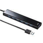 サンワサプライ 急速充電ポート付きUSB3.0ハブ USB-3H703BK