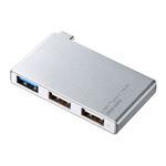 （まとめ） サンワサプライ USBTypeCハブUSB3.03ポート USB-3TCH5S 【×2セット】