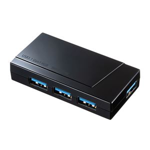 サンワサプライ USB3.1Gen14ポートハブ USB-3H417BK