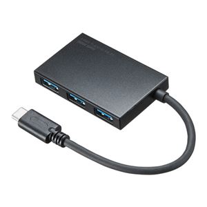 サンワサプライ USBTypeCスリムハブ（4ポート） USB-3TCH9BK