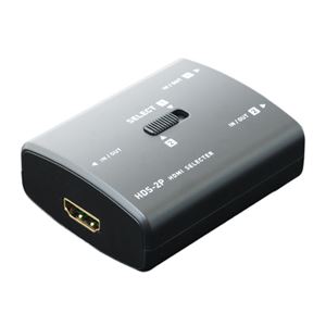 （まとめ） ミヨシ HDMI 双方向切替器 2分配 ブラック HDS-2P 【×3セット】