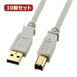 10個セット サンワサプライ USB2.0ケーブル KU20-06HK KU20-06HKX10