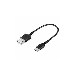 （まとめ） BUFFALO バッファロー BSMPCAC101BK USB2.0ケーブル（Type-A to Type-C） ブラック 0.1m 【×5セット】