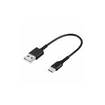 （まとめ） BUFFALO バッファロー BSMPCAC101BK USB2.0ケーブル（Type-A to Type-C） ブラック 0.1m 【×5セット】