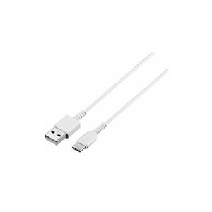 （まとめ） BUFFALO バッファロー BSMPCAC105WH USB2.0ケーブル（Type-A to Type-C） ホワイト 0.5m 【×5セット】