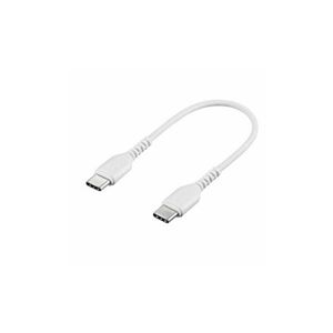 （まとめ） BUFFALO バッファロー BSMPCCC101WH USB2.0ケーブル（Type-C to Type-C） ホワイト 0.1m 【×3セット】