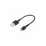 （まとめ） BUFFALO バッファロー BSMPCMB101BK USB2.0ケーブル（Type-A to microB） ブラック 0.1m 【×5セット】